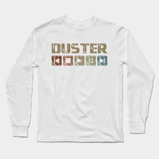 Duster Control Button Long Sleeve T-Shirt